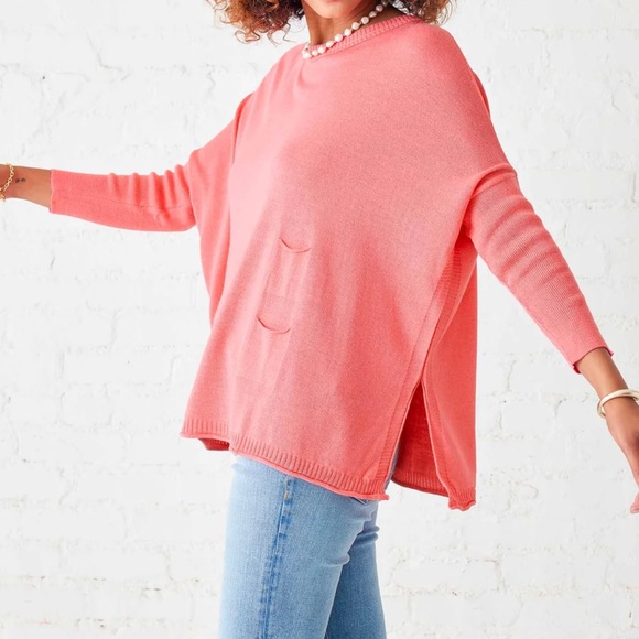 MERSEA Catalina Coral Crew Neck Sweater - Picture 1 of 4